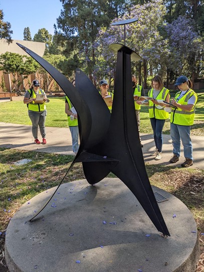 Image caption: NHR trainees with group leader Rebecca Kennedy during a training exercise. Image credit: Kim Roche